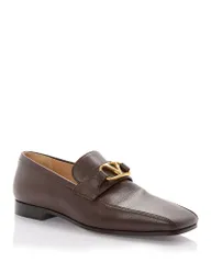 ヴァレンティノ レディース シューズ スリッポン・ローファー Valentino Garavani Womens Hardware Loafers Brown ブラウンのサムネイル