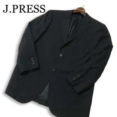 J.PRESS ジェイプレス 通年★ 背抜き テーラード ジャケット Sz.170 メンズ 紺 ネイビー 日本製