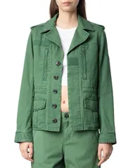 ザディグ エ ヴォルテール レディース アウター ジャケット・ブルゾン パーカー Zadig Voltaire Klimi Parka Corianderのサムネイル