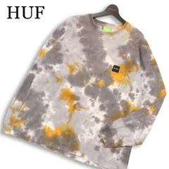 HUF ハフ 通年★ 20周年記念 タイダイ 長袖 カットソー Tシャツ 大きいサイズ Sz.XL メンズのサムネイル