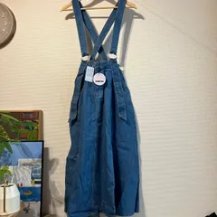 在庫1点限り【新品✨タグ付🏷️】渡辺直美 PUNYUS プニュズ サイズ2 デニムサロペットスカートのサムネイル