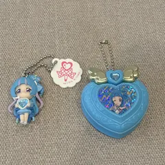 キミとアイドルプリキュア キュアウインク スイング ケース ガチャ セット 水色