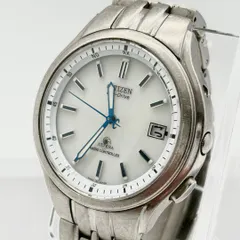 シチズン アテッサ メンズ 腕時計 Eco-Drive 稼働品