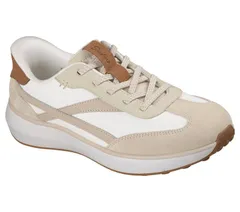 スケッチャーズ レディース シューズ スニーカー SkecherslipIns Womens Casual SlipOn Sneakers White Taupe ホワイト