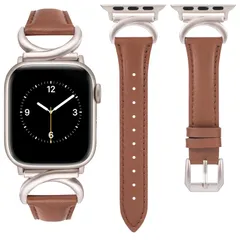 【新着商品】コンパチブル Apple Watchバンド アップルウォッチベルト レザー 本革製 レディース 蒸れない 長さ調整 41/40/38/42mm おしゃれ 高級レザーバンド Apple Watch Ultra2/Ultra/S10/9/8/7/6/5