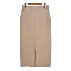 グリーンレーベルリラクシング ユナイテッドアローズ green label relaxing ドローコード タイトスカート ベージュ F ■FY