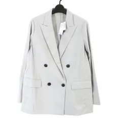 theory luxe セオリーリュクス 24SS Crisp Linen Debby NL リネンレーヨンダブルブレストテーラードジャケット 36 03-4204104