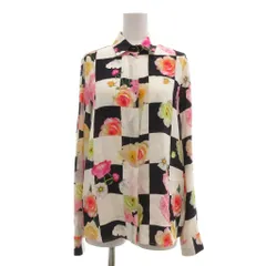 エムエスジーエム MSGM シャツ 絹 シルク チェッカーボード 市松模様 花柄  40 マルチカラー /SX ■ECA003のサムネイル