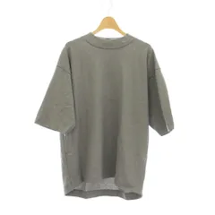 ラコステ LACOSTE 5分袖モックネックサマーニットTシャツ M グレー 無地 TH079LJ /JPのサムネイル