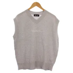 ウィンダンシー WIND AND SEA SDT V Neck Knit Vest ニット ベスト プルオーバー Vネック ロゴ S グレー WDS-CLC-2-03 /BMのサムネイル