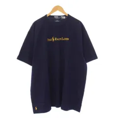 ポロ バイ ラルフローレン Polo by Ralph Lauren タグ付き BEAMS別注 Tシャツ カットソー 半袖 ロゴ刺繍 XL 紺 710939130001 /KH