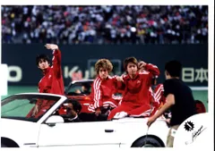 嵐 02年 体育の日ファン感謝祭 大野智/二宮和也/松本潤 公式写真 *1枚