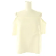 ティーバイアレキサンダーワン T by Alexanderwang オフショルダーデザイントップス カットソー 半袖 0 ホワイト /ES ■OSのサムネイル