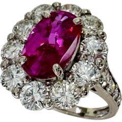ブラジル産アレキサンドライト 0.702ct ダイヤ 0.45ct リング - メルカリ