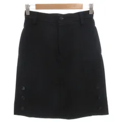 シーバイクロエ SEE BY CHLOE タイトスカート 台形 34 黒 ブラック /FF ■GY62のサムネイル