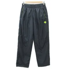 デサント DESCENTE スポーツウエア パンツ アンクル丈 M 紺 ネイビー ロゴプリント /SM51 ■GY58