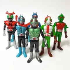 ポピー　仮面ライダー　ミニソフビ　13㎝　6体セット