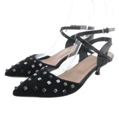 レッド ヴァレンティノ RED VALENTINO パンプス ポインテッドトゥ ストラップ 36 黒のサムネイル