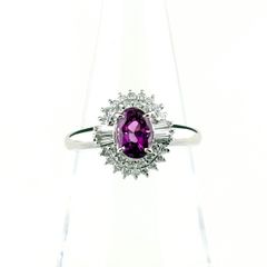 0.985ct 天然 ピンクサファイア パライバトルマリン ソーティング付き 