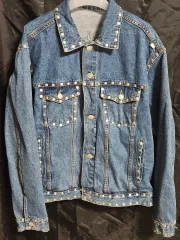 Fetch Sunday スタッズ デニム ジャケット