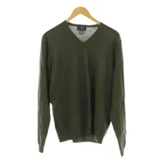 ブルックス BROOKS ニット セーター ウール M カーキ Vネック /JPのサムネイル