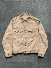70s ヴィンテージ リーバイス コーデュロイ トラッカー ジャケット 70505 カーキ 38