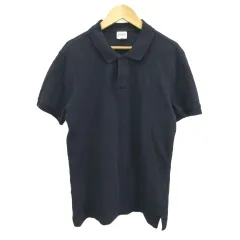アルマーニ コレツィオーニ ARMANI COLLEZIONI ポロシャツ M 紺 ネイビー 半袖 無地 ポロカラー /GR ■GY99のサムネイル