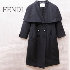 FENDI ロングコート 本毛皮 リアルファー 2way ユニセックス ミンク