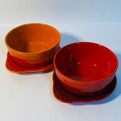 LE CREUSET ル・クルーゼ プレートオンディッシュ 4客セット 丸鉢 中鉢 丸皿 中皿 浅皿 食器 送料込み フォロー割 クーポンご利用可能 お値引き交渉可能 一点限りのサムネイル