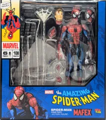 メディコム トイ MAFEX SPIDER MAN (COMIC PAINT) 108　THE AMAZING SPIDER MAN