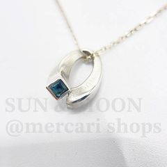 GUCCI グッチ ブルートパーズ ネックレス 馬蹄 シルバー925 ペンダント