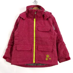 デサント マウンテンパーカー ジャケット スポーツウエア アウター キッズ 男の子用 130サイズ レッド DESCENTE 【中古】