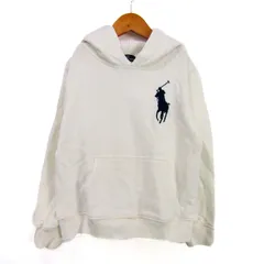 ポロバイラルフローレン パーカー 長袖 ビッグポニー トップス キッズ 男の子用 6サイズ オフホワイト Polo by Ralph Lauren 【中古】のサムネイル