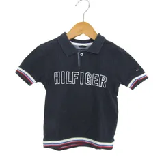 トミーヒルフィガー ポロシャツ 半袖 ロゴ トップス ベビー 男の子用 2Tサイズ ネイビー TOMMY HILFIGER 【中古】