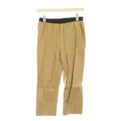 23区 オンワード樫山 チノパンツ 36 茶 ブラウン 黒 ブラック ウエストゴム 無地 クロップド丈 /LP ■GY61