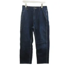 ユニクロ UNIQLO × ジェイダブリューアンダーソン JW ANDERSON デニムワークパンツ ジーンズ ワイド 30 インディゴ /XZ ■GY58