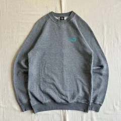 希少　80s　vintage　ヴィンテージ古着　デサント製　old adidas　オールドアディダス　CLUBロゴ刺繍　ラグランスリーブ　スウェット　グレー　M　Y2K　C-BOY　club adidas logo embroidery sweat shirt