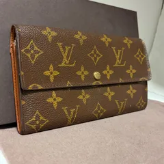 b81 ポルトモネ クレディ　ポルトフォイユ サラ　旧型　Louis Vuitton ルイ ヴィトン 　2つ 折り　二つ折り　フラップ ボタン 式　長 財布　ウォレット　モノグラム