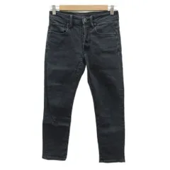 ジースターロウ G-Star RAW デニムパンツ ジーンズ スリムパンツ W28 L32 チャコールブラック ボタンフライ アンクル丈 /YS59 ■ECD001
