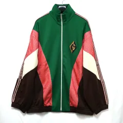GUCCI ZIP OVER JKT TECHNICAL JERSEY G Rhombus track jacket グッチ メッシュ切替 ジップアップ トラックジャケット グリーン XLサイズ 587372 XJBO 新品未使用のサムネイル