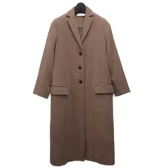 ジルサンダー JIL SANDER 美品 2018年 チェスターコート ロング丈 マキシ丈 ウール 32 茶 ブラウン JSWN116010のサムネイル