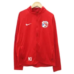 ナイキ NIKE スポーツウエア ジャケット ミドル丈 XL 赤 レッド スタンドカラー ロゴ刺繍 /SM26 ■GY58 男の子