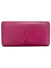 YSL イヴサンローラン 長財布 レザー ピンク 人気