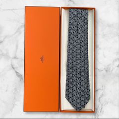 極美品HERMES L'AIR DE GINZA限定 ジャガードシルク ネクタイ 極美品HERMES L'AIR DE GINZA限定 ジャガードシルク ネクタイ - メルカリ