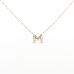 K18 Yイニシャル ダイヤモンドネックレス 0.16ct WG/YG 新品 - メルカリ