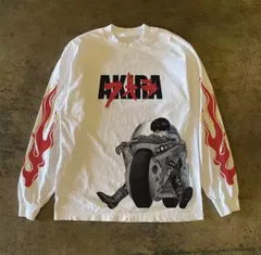 新品未使用 AKIRA アキラ Tシャツ 長袖 ロンT ホワイト 白 XLのサムネイル