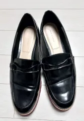 ZARA ブラック レディースローファー 260