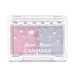 【新着商品】2.7g アイシャドウ 03 ラメシャドウ 輝き ラメマニア ツヤ パール 2色アイシャドウ キャンメイク ラベンダーピンク ブルー