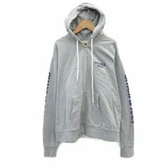 ロデオクラウンズ Rodeo Crowns ジャケット パーカー 上着 ミドル丈 スウェット M グレー ジップアップ ロゴプリント /SY69 ■ECC001