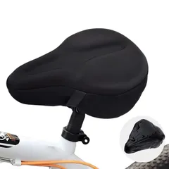 【人気商品】サドルカバー 自転車 サドルクッション 痛くない 反射ステッカー付き 防水カバー付き 防塵 超大肉厚 衝撃吸収 エアロバイク/ママチャリ/クロスバイク対応 通勤 通学のサムネイル